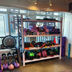 Gym Personal Trainer Small Equipment Storage Rack for Home Use Kettlebell Dumbbell Yoga Ball Sports Equipment Storage Rack