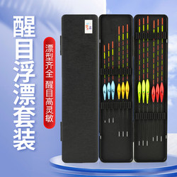 Genuine Float Fishing Float Set, Complete Set of Highly Sensitive Fishing Floats, Bold and Eye-Catching, Suitable for All Water Bodies, Color-Changing and Luminous Floats