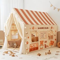 Large Children's Tent for Indoor Use, Boys and Girls Princess Bed Separation Artifact, Baby Toy House, Small House, Playhouse