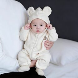 Baby Boy Romper for Early Spring, Super Cute Spring Outfit, Adorable Infant Clothing for Young Children, Spring Crawling Suit for Outings