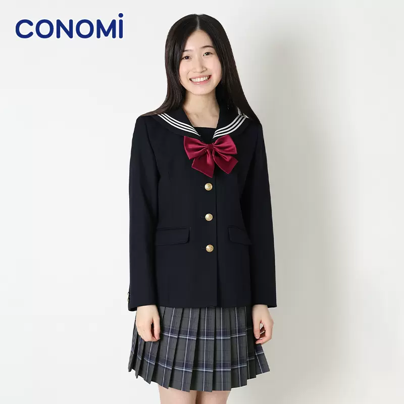 conomi日系学院风学生JK制服新款海军领羊毛复古西装水手服外套女-Taobao