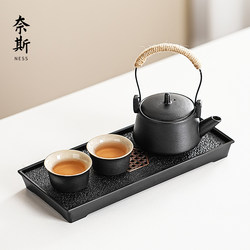 Kung Fu Tea Set for Home Use, Personal Use, Single Person Drinking, Hotel Dormitory Use, Single-Person Teapot, Teacup, Small Tea Table