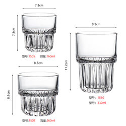 Coffee Cup, Transparent Glass Water Cup, High-Quality Latte, Australian White, Dirty Americano Cup, High-End Exquisite Restaurant