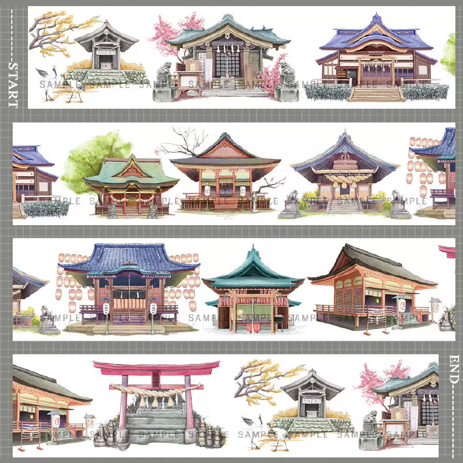 特價分裝 尖叫文創祀靈日式和風建築房屋臺製