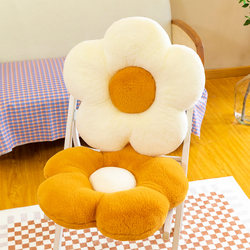 Cute Sunflower Pillow Sofa Living Room Flower Cushion ins Style Bedside Pillow Backrest Bay Window French-Style Pillow