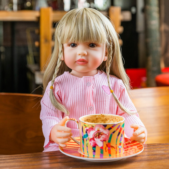 
Simulation doll baby soft glue girl toy real princess gift rebirth doll doll doris barbie comfort