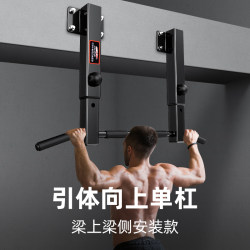 Door-Mounted Indoor Pull-Up Bar, Home Wall-Mounted Exercise Equipment, Side-Mounted Single and Double Bars