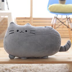 Cute Cat Cartoon Sofa Pillow Lumbar Support Office Biscuit Cat Chair Cushion Back Sofa Pillow Lumbar Cushion