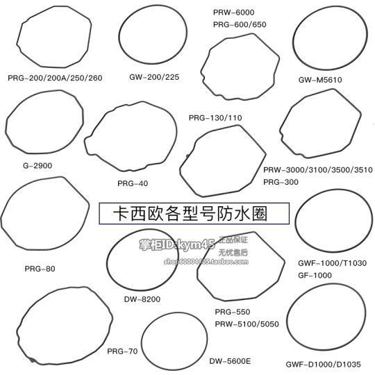 Lot De 5 Joints Toriques Étanches Pour Lunette De Montre - Compatible Casio GG-B100, Caoutchouc Noir