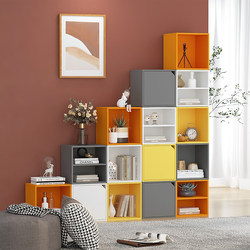 Freely Combinable Grid Cabinets, Grid Bookshelves, Storage Cabinets, Small Cabinets, Floor-Standing Bookcases, Bookshelves, Storage Cabinets, Under-Stair Cabinets