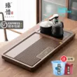 bàn uống trà điện Zhenxi ánh sáng hiện đại sang trọng hoàn toàn tự động tất cả trong một khay trà bộ hộ gia đình gỗ nguyên khối cao cấp bàn trà thoát nước phụ kiện ban tra dien thong minh