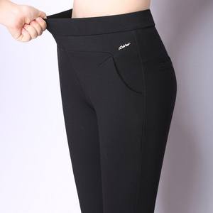 
High-waisted plus size women's clothing plus fat and extra-large outer leggings leggings stretch women's pants new autumn and winter