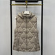 Cotton jacket, thin down cotton vest, women's new winter short, small, warm and fashionable vest hooded jacket
