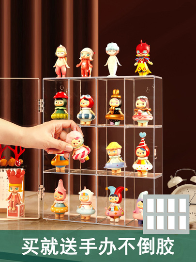 Vitrine Acrylique Transparente Pour Collection, 4 Etages Vitrine Pour