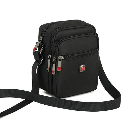 
Swiss Army Knife Men's Bag Oxford Cloth Waterproof Shoulder Bag Men's Bag Canvas Crossbody Bag Casual Mini Backpack