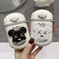 Travel Portable Soap Box with Sealed Lid, Cute Cartoon Waterproof Travel Soap Storage Box