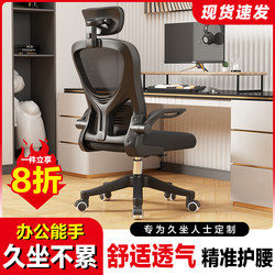 Ergonomic Chair, Computer Chair, Home Comfortable Sedentary Office Chair, Adjustable Waist Support Backrest, Reclining Gaming Chair