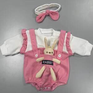 55 Full Plastic Dolls Autumn Pink Rabbit's clothes
