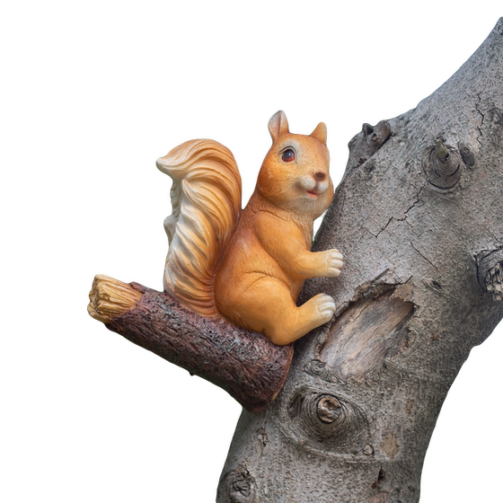 
Garden decoration Garden ornaments Outdoor yard garden tree decoration pendant simulation animal little squirrel ornaments