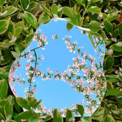 High-Definition Explosion-Proof Irregular Mirror DIY Desktop Acrylic Makeup Mirror Dressing Table Photo-Taking Night Market Stall Mirror