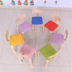 Solid Wood Kindergarten Special Chair Baby Back Chair Stool Kindergarten Special Chair Children's Chair Solid Wood