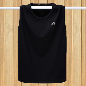 
2025 summer fat men's vest plus fat plus size loose sleeveless vest T-shirt sports fat man sweat vest