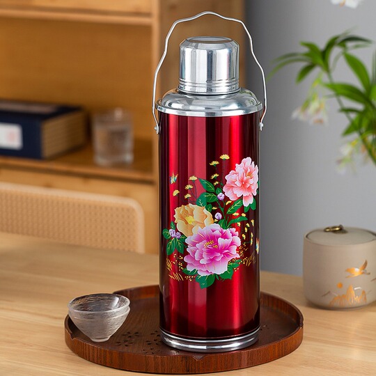 夢の橋 2L-3L ヴィンテージ サーモス - 中国風アルミ製水筒