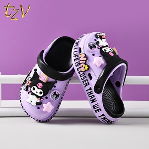 
Kulomi children's slippers girls' hole shoes for summer new indoor non-slip bathing baby medium and large children's beach shoes