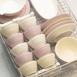 Underglaze Color Bowl and Plate Set for Home Use 2025 New Model Jingdezhen Bowls, Plates, Chopsticks, Plates, Housewarming, New Home, High-End Tableware