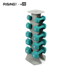 Ruisi Home Dumbbell Rack Storage Organizer Gym Personal Trainer Vertical Display Stand 5 Pairs Fitness Equipment