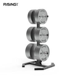 Barbell Bell Storage Rack Placement Rack Home Commercial Personal Training Gym Olympic Barbell Rack Three-Layer Storage Rack