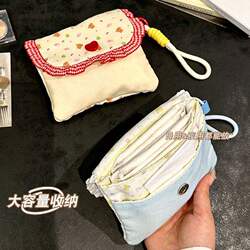 Cute Girly Storage Bag, Portable Menstrual Bag for Going Out, Large-Capacity Sanitary Napkin Bag for Students, Portable Handbag for Menstrual Supplies