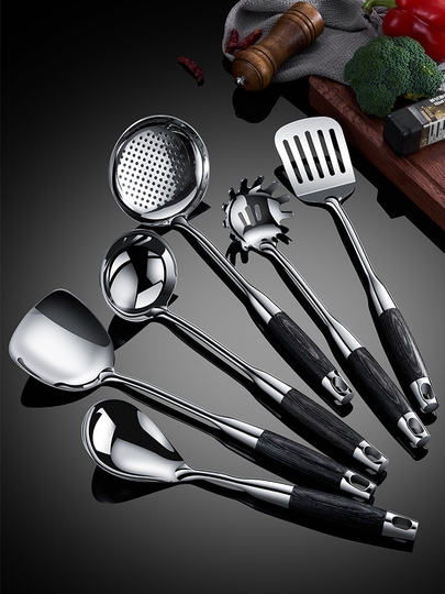Spatola Cucina Metallo,Spatola Da Cucina,Kitchen Spatula,Paletta Cucina,Silver Kitchen Spatula, Utensili Da Cucina Per Pentole Antiaderenti, Lavabili In Lavastoviglie, Facili Da Pulire - 2