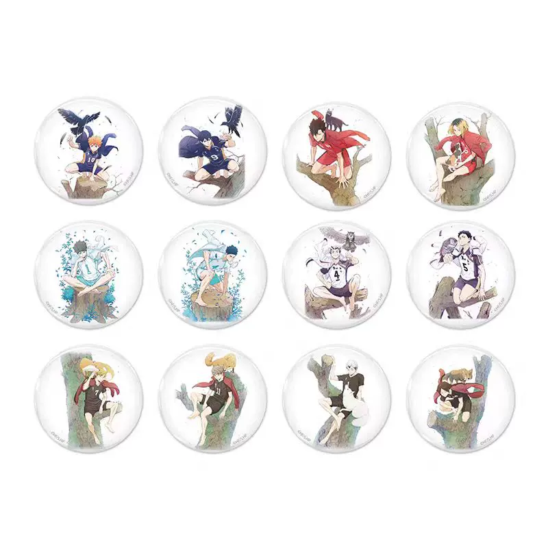 少年忍者 ✧出品① COSPA 排球少年裸足系列吧唧徽章65mm 动漫周边日向翔阳