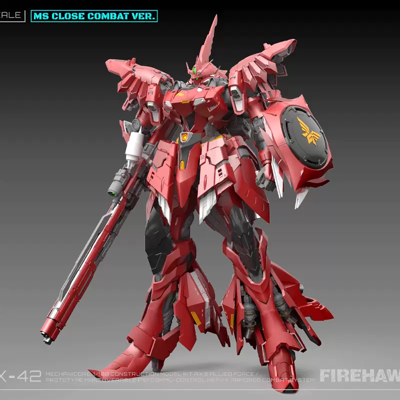 1231預定機甲之城1/100 ZMX42 FIREHAWK 焰鷹夜鶯塑料拼裝模型-Taobao