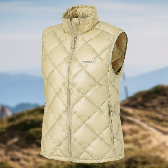 mont-bell ダウンベスト 800フィルアイボリー ライトアルパイン ダウンベスト Women's｜モンベル