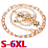 Dress accessories waist chain women,s versatile simple sweet belt large size pearl chain decoration skirt