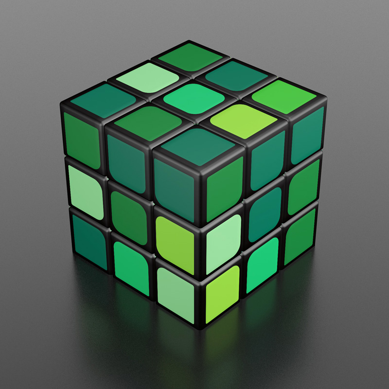 新品本物 Zcube スムーズなマジックキューブパズル - ルービックキューブ 3x3 ジグソーパズル