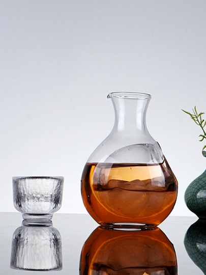 日本酒セット - 300ml 徳利 & ガラス製デカンタ