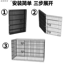 Dog Fence Dog Cage Indoor Household Foldableing Pet Fence Chicken Fence Cage Teddy Dog Cage Metal Pet Fence Cage