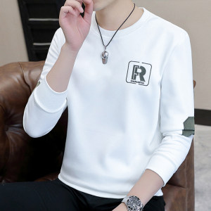 
Long-sleeved T-shirt men's spring velvet spring and autumn thickened clothes spring tops 2026 new autumn and winter bottoming shirt sweatshirt