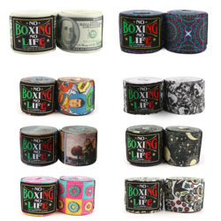 Noboxingnolife Painted Series Fighting Hand Wraps Boxing Sanda Muay Thai Bandages