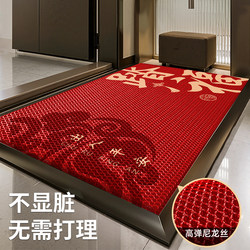 Villa Entrance Door Mat, Household Entrance Door Elastic Mat, Non-Slip Foot Mat, Outdoor Entrance Carpet, Door Mat Outside the Door