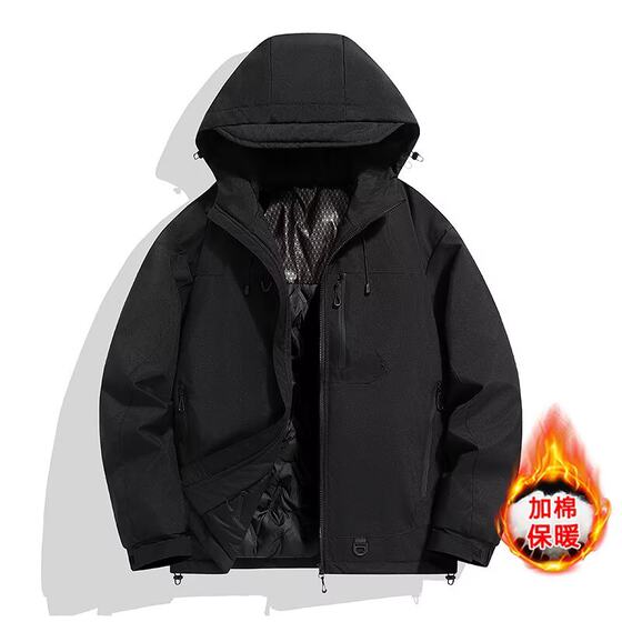 
2025 Winter New Windproof Clothes Cotton Clothes Outdoor Jackets Men's Cotton Clothes Jackets Thickened Couples' Cotton Jackets Men