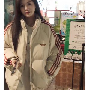 
Cotton jacket men's winter 2025 new thickened warm standing collar youth cotton jacket trendy couple cotton jacket