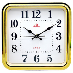Shanghai Zhong 12inch Silent Wall Clock, Simple and Modern, Large Font, Living Room, Bedroom, Study, Classroom, Office Quartz Clock