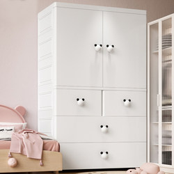 80cm Extra Large Thickened Baby Wardrobe Infant Storage Cabinet Simple Children's Wardrobe Home Clothes Organizing Storage Cabinet