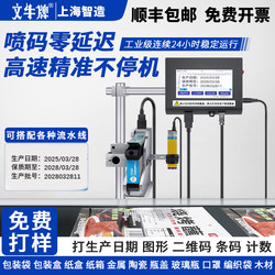 Wen Niu Brand T6 Fully Automatic Conveyor Belt Inkjet Printer Handheld Small Production Date Online Coding Machine Carton Paging Machine Small Character Mooncake Qr Code Food Pesticide Bottle Cap Laser Coder
