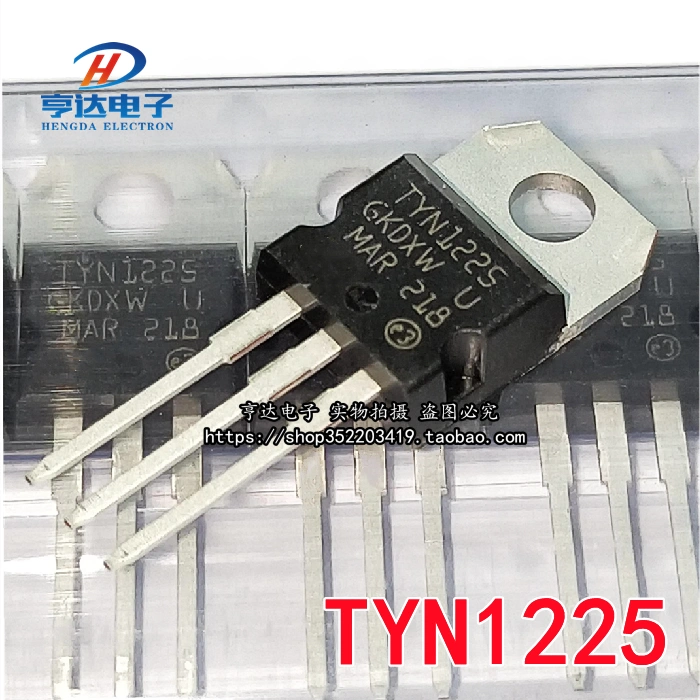 Chip lớn nội địa hoàn toàn mới TYN1225 thyristor một chiều TYN1225 TO-220 sẵn sàng để chụp trực tiếp