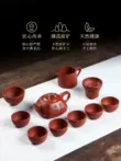 ấm tử sa chính hàng Nghi Hưng Nồi Cát Tím Nguyên Chất Handmade Nguyên Quặng Dahongpao Longyun Đá Muỗng Hộ Gia Đình Ấm Trà Bộ Hoàn Chỉnh Cao Cấp bộ Trà bộ ấm trà hắc tử sa ấm sa tử 